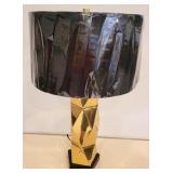 Wildwood gold geometric lamp 29"