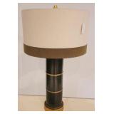 Wildwood black 3 stripe Lamp 34.5"
