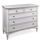 Alden Parkes Elliott 5 Drawer chest, Alden White