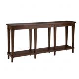 Alden Parkes Jordan console in dark mahogany