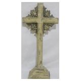 Carved Cross Decor 17"