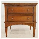 Alden Parkes Elliott 2 Drawer Chest in Mahogany