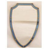 Chelsea House Blue Mirror Edge Wall Mirror