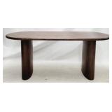 Union Home Oval Porto Dark dining table