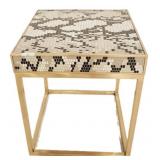 Chelsea House Brass Geometric Table