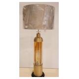 Wildwood crackle glass lamp 40"