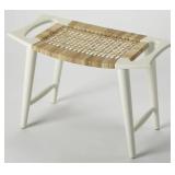 Butler Specialty Tristan rattan vanity stool