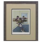 STUDY OF BACK PRINT BY FRANCIS BACON