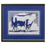 BULL GICLEE BY ROY LICHTENSTEIN