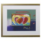 TWO HEARTS GICLEE BY PETER MAX