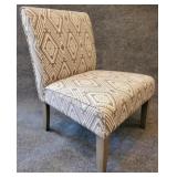 Geometric Upholstered Chair