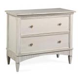 Alden Parkes Elliott 2 Drawer Chest, Alden White