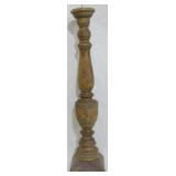 Wooden Candle Pricket 22" Tall
