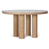 Union Home Pillar Round Dining Table