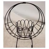 Metal Wire Basket Planter, 26 x 23
