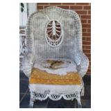 Wicker Rocker (As is/Damaged Cushion)