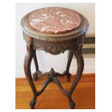 Marble-top Stand - 27" x 16"