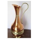 Copper/Brass Pitcher - 18" tall