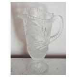 Glass Pitcher - 13" tall