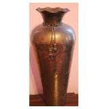 Brass Vase - 23" tall
