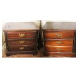 2 Lea End Tables - 16" x 25.5" x 25"