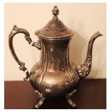 Silverplate Teapot - 12" tall
