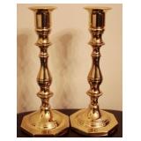 2 Baldwin Candle Holders - 8" tall