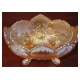 Carnival Glass Bowl - 5" x 10"