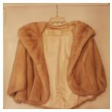 Thalhimers Natural Pale Beige Mink Fur Coat