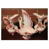 4 pc. Ceramic Vase/Pitcher Set - 8" and 9" tall