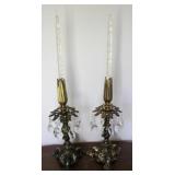 2 Candle Holders - 26" tall