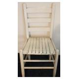 Wood Chair - 35" x 17" x 13"