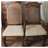 2 Chairs - 20" x 17" x 43"