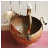 Copper Bucket - 20" x 16" x 14"