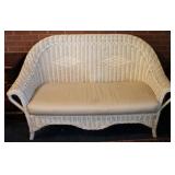 Wicker Loveseat - 36" x 60" x 24"
