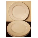 4 Stratford China Plates - 10.5" round