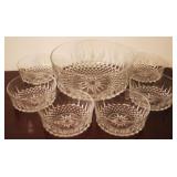 7 pc. Glass Bowls Set - 5" and 9" round