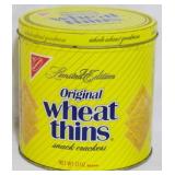Vintage Wheat Thins Tin 6 x 6