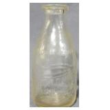 Meadow Dairies Glass Milk Bottle 9"