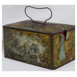 Vintage Union Leader Tobacco Tin 4.5x8x5