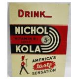 Nichol Kola Metal Sign - 20" x 28"