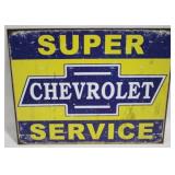 Chevrolet Metal Sign - 16" x 12.5"