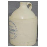 Fulton Whiskey Stoneware Jug 11"