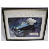Framed 1947 MG-TC Print - 21" x 17"