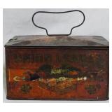 Vintage Union Leader Tobacco Tin 4.5x8x5