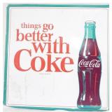 Metal Coke Sign 23 x 23