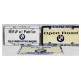 3 BMW License Tags