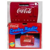 Coca-Cola Radio/Tape Player/Cooler 9.5x12x8