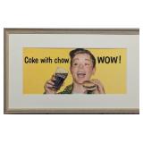 COKE AND CHOW ADVERTISEMENT