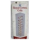 Royal Crown Cola Metal Thermometer - 25.5" x 9.5"